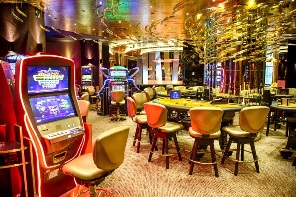 Casino photographer photoshooting luxury casino